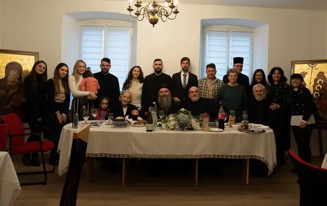 Крштење у парохији Светог Марка у Браунауу