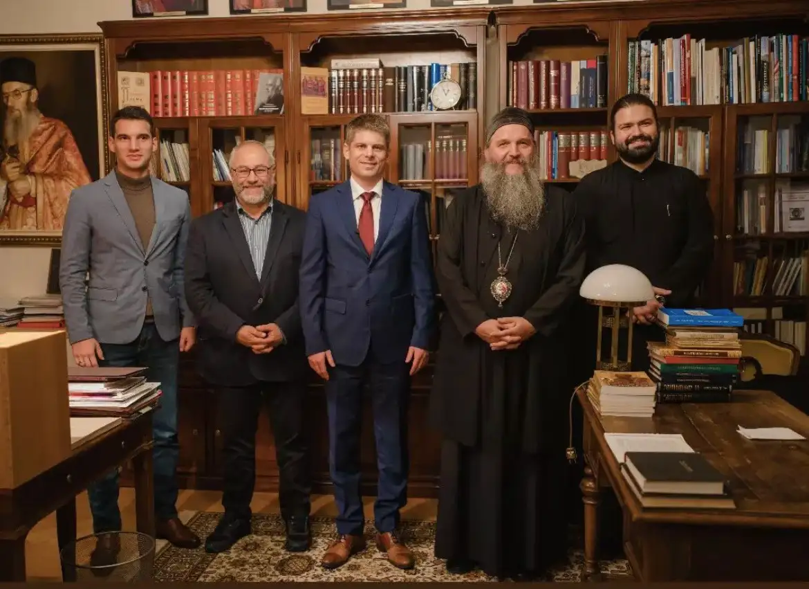 Сусрет Епископа Андреја и Арна Гујона