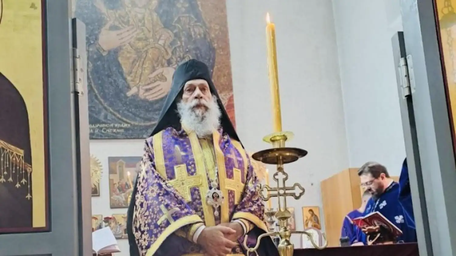 Литургијa Пређеосвећених дарова у храму Рођења Пресвете Богородице у Бечу