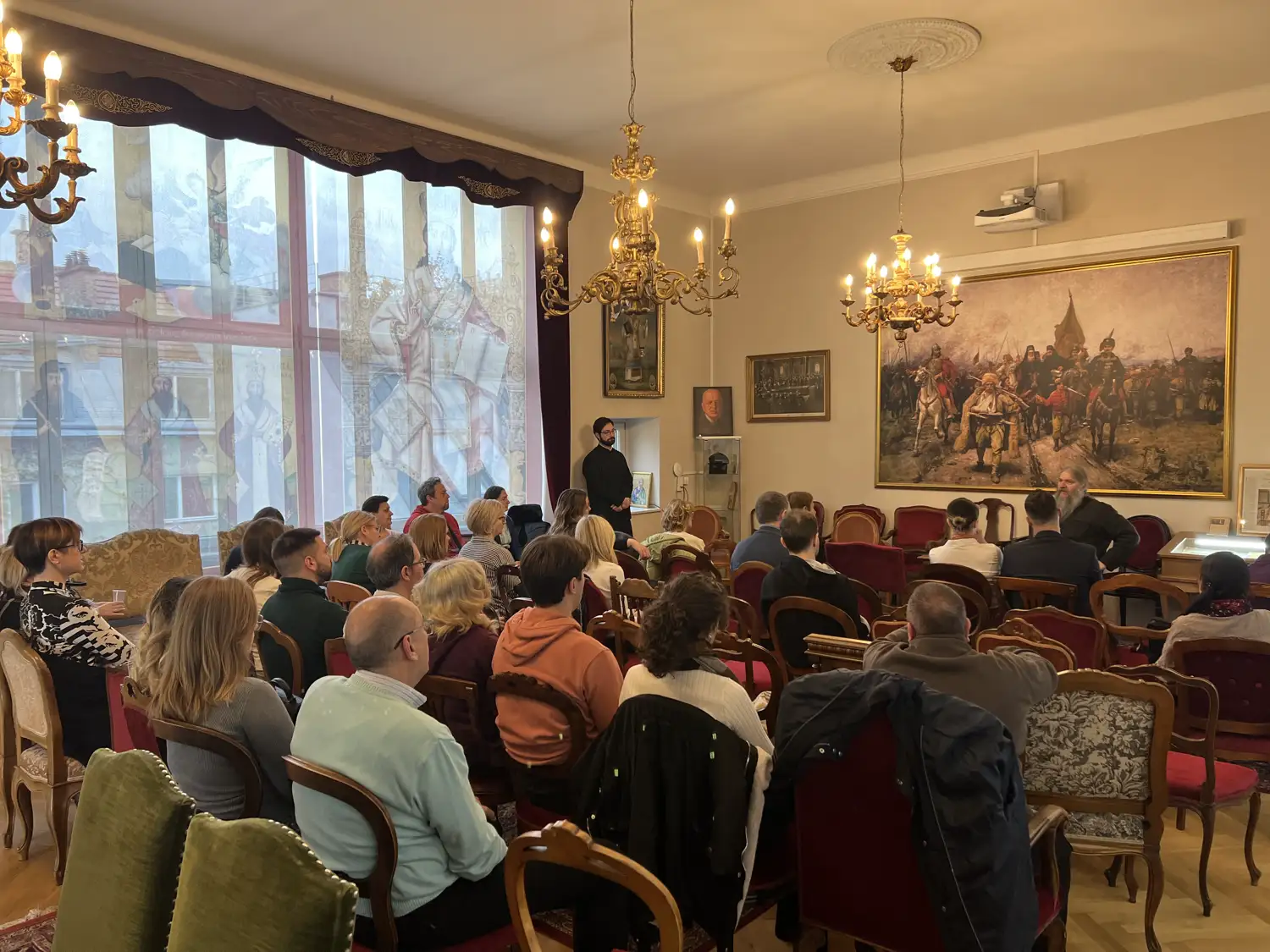 Епископ Андреј у Владичанском двору примио чланове Панчевачког српског црквеног певачког друштва