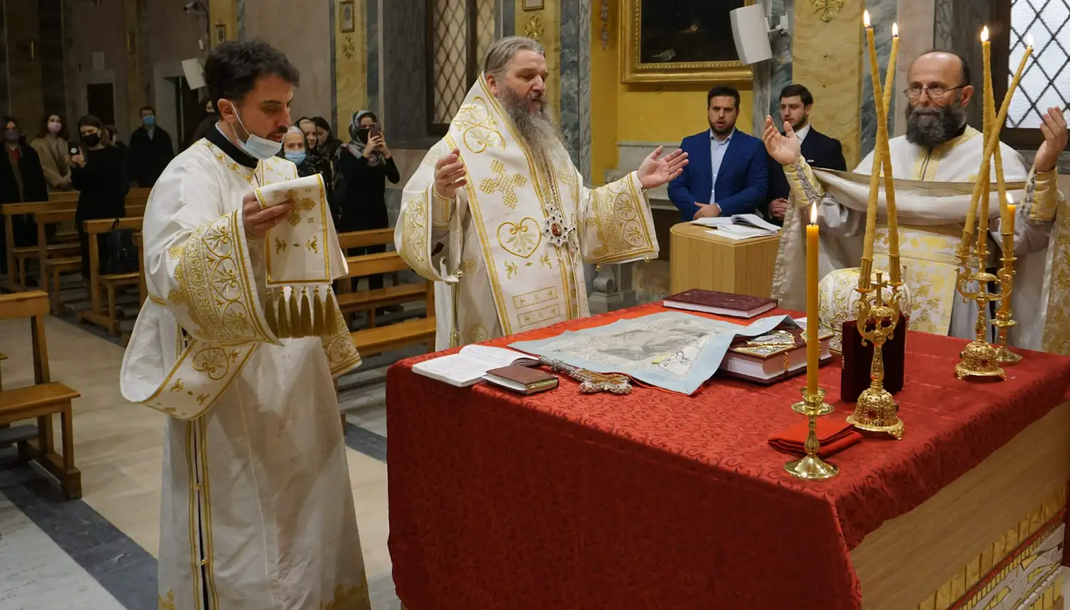 Посета епископа Андреја мисионарској парохији Св. Саве у Риму
