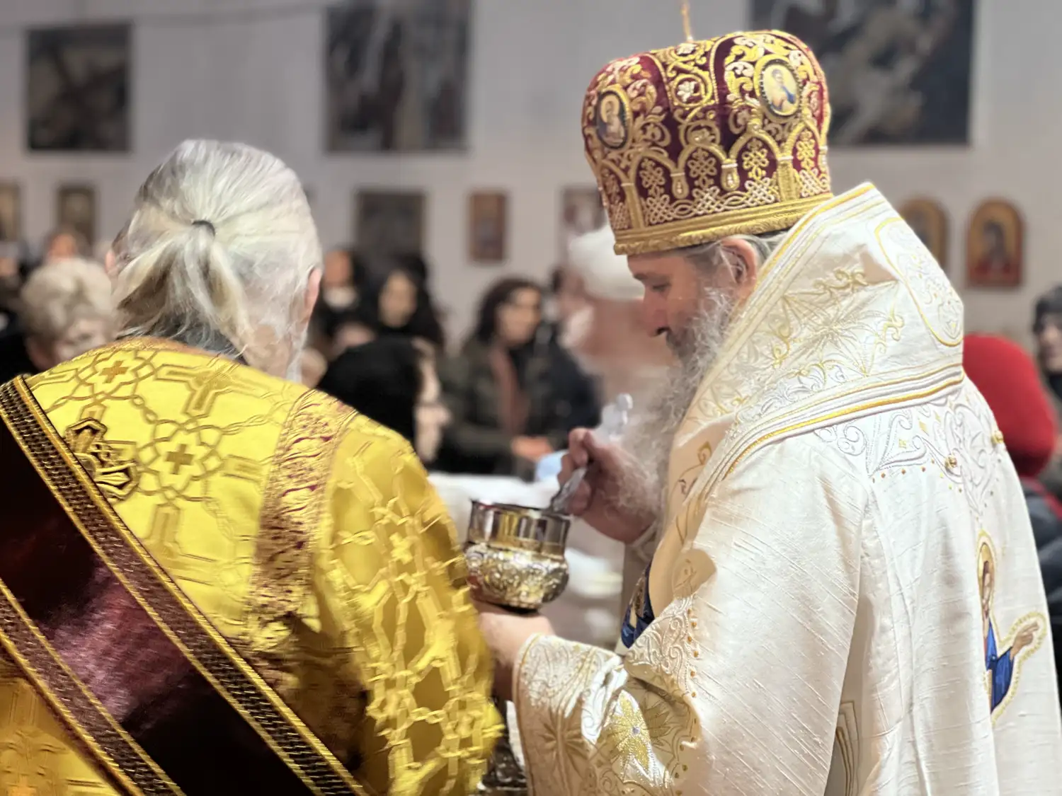 Епископ Андреј на Богојављење служио у Храму Рођења Пресвете Богородице у Бечу