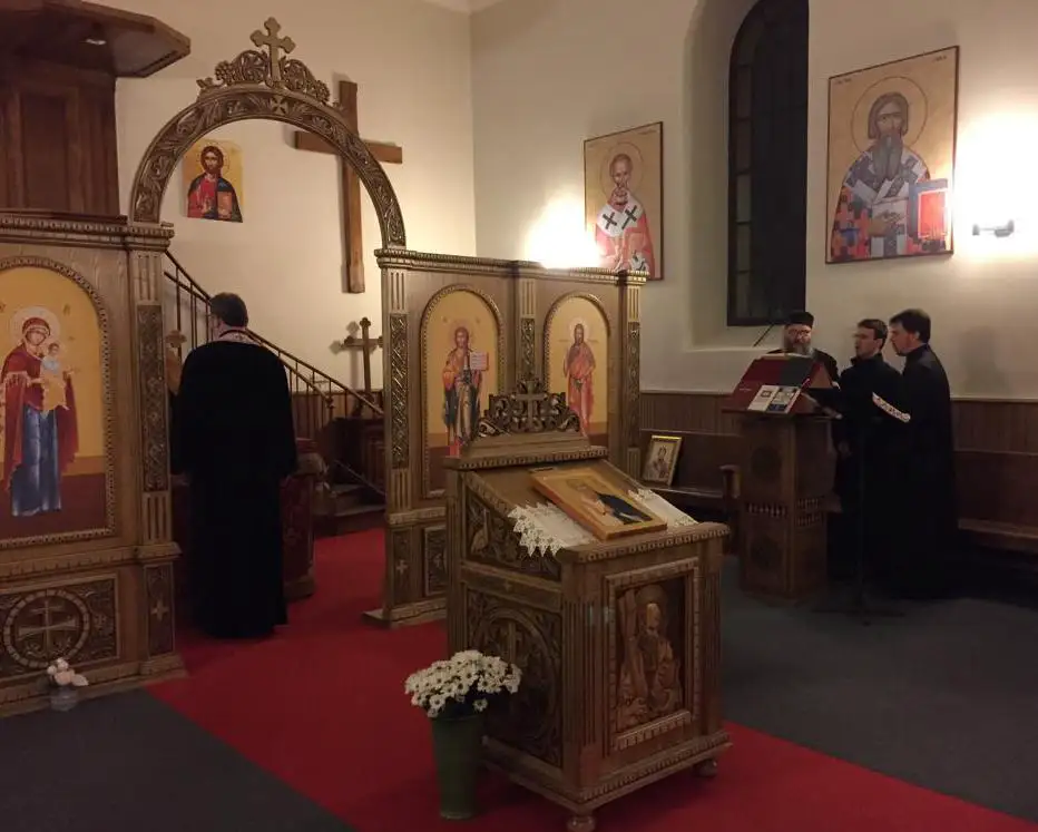Посета Епископа Андреја парохији у Женеви