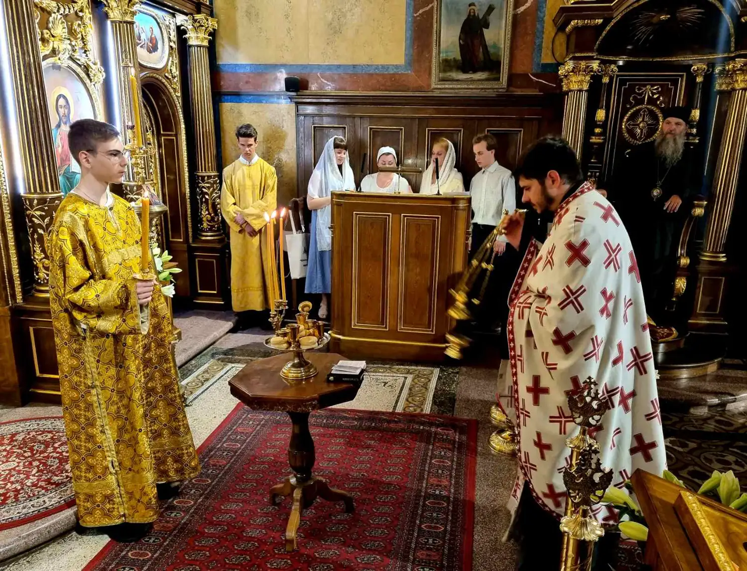 Владика Андреј приредио пријем за избеглице из Украјине