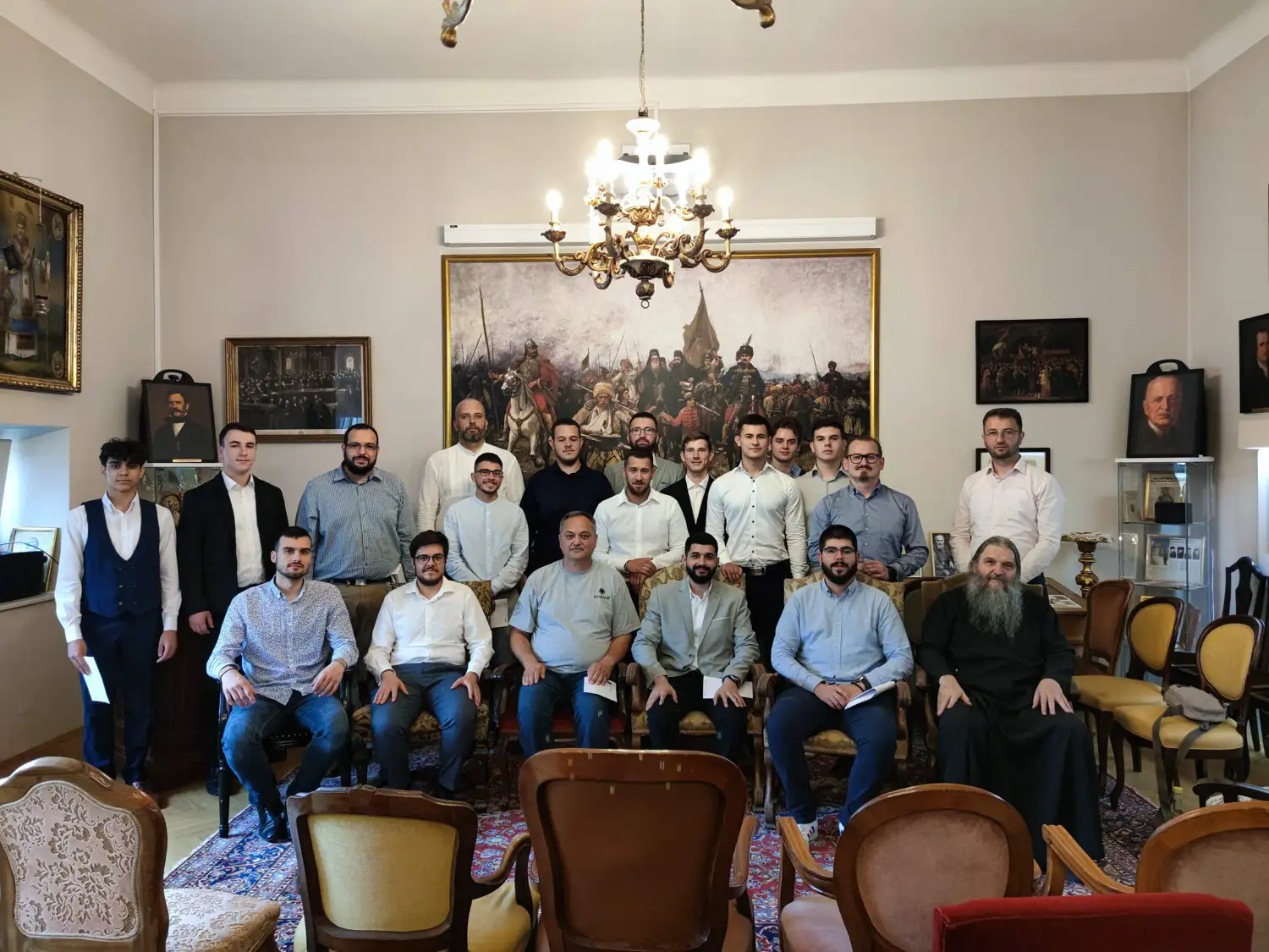 Студенти теологије и богослови Епархије на пријему код Владике Андреја