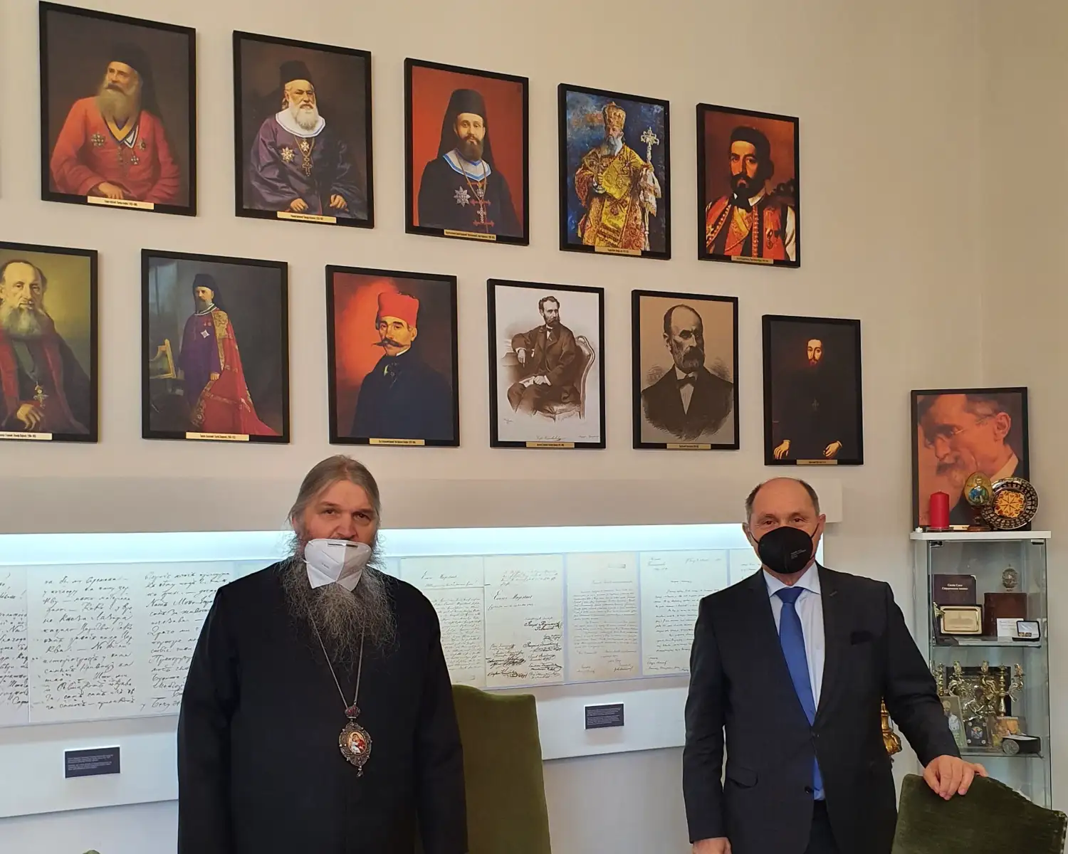 Председник Националног савета у посети епископу Андреју