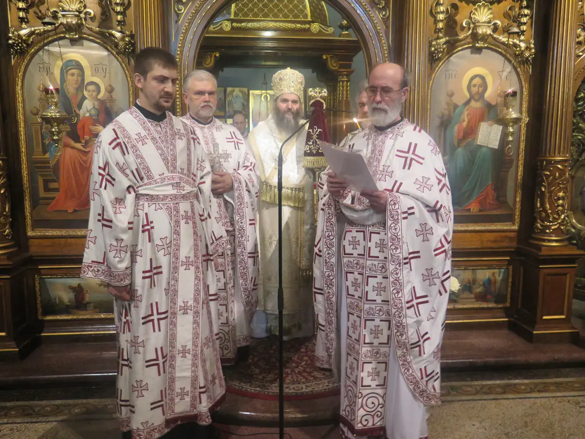 Недеља о митару и фарисеју у Саборном храму у Бечу