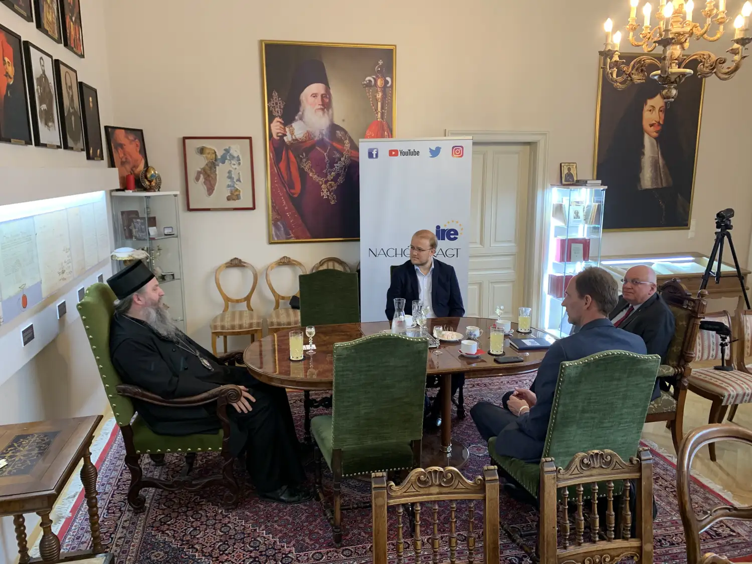 Епископ Андреј примио проф. др Франца Шаусбергера