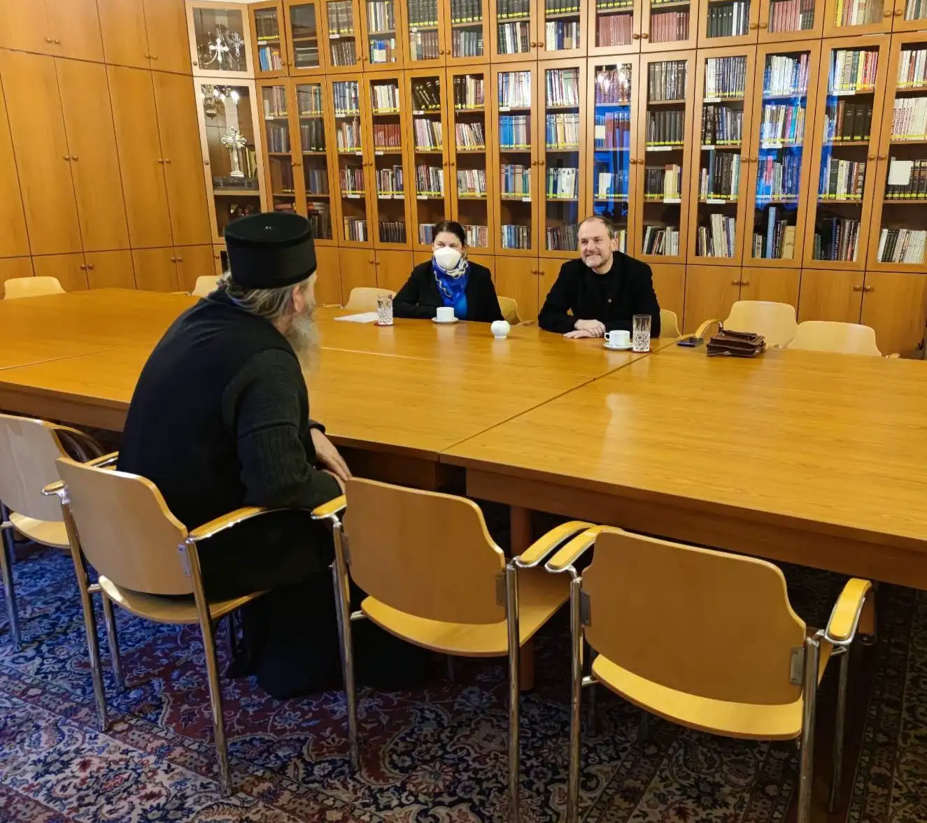 Епископ Андреј примио делегацију хришћанске радне групе 23 из Беча