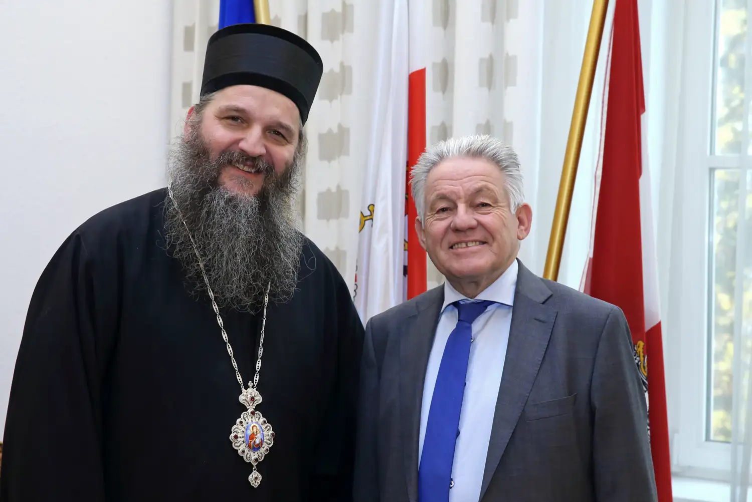 Епископ Андреј Ћилерџић у гостима код покрајинског поглавара