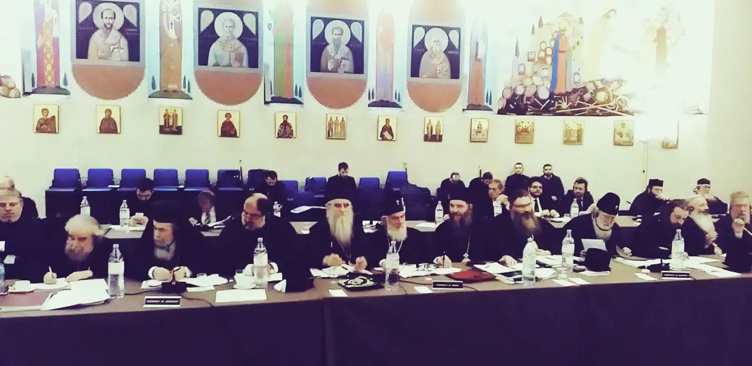 Епископ Андреј на Сабрању поглавара помесних Православних Цркава у Шамбезију
