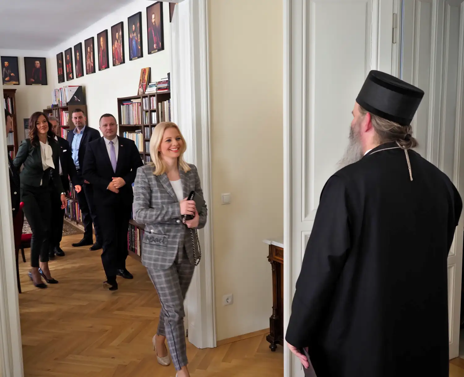 Министри и амбасадори Републике Србије и Српске код Епископа Андреја