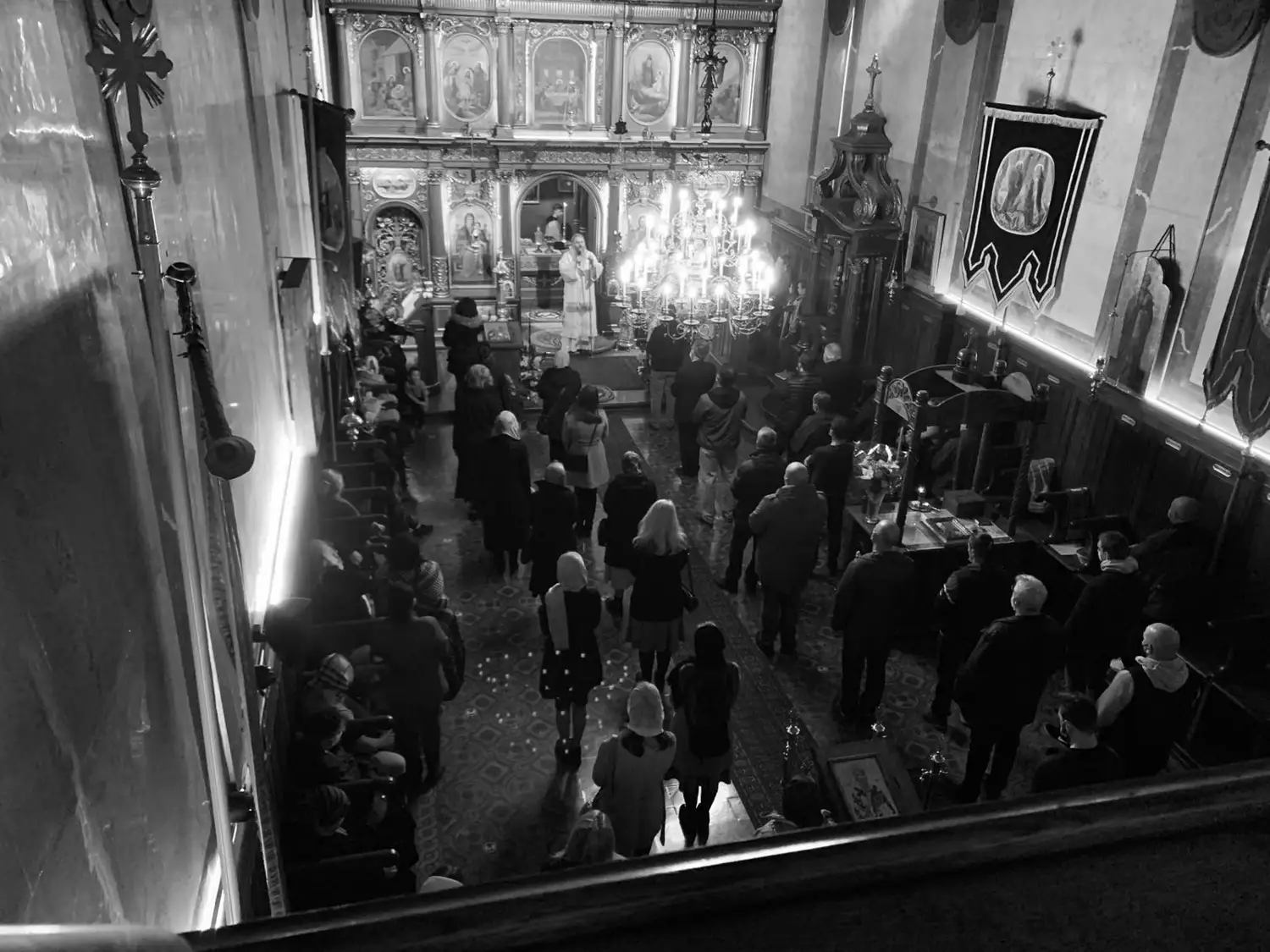 Заупокојена литургија у Саборном храму