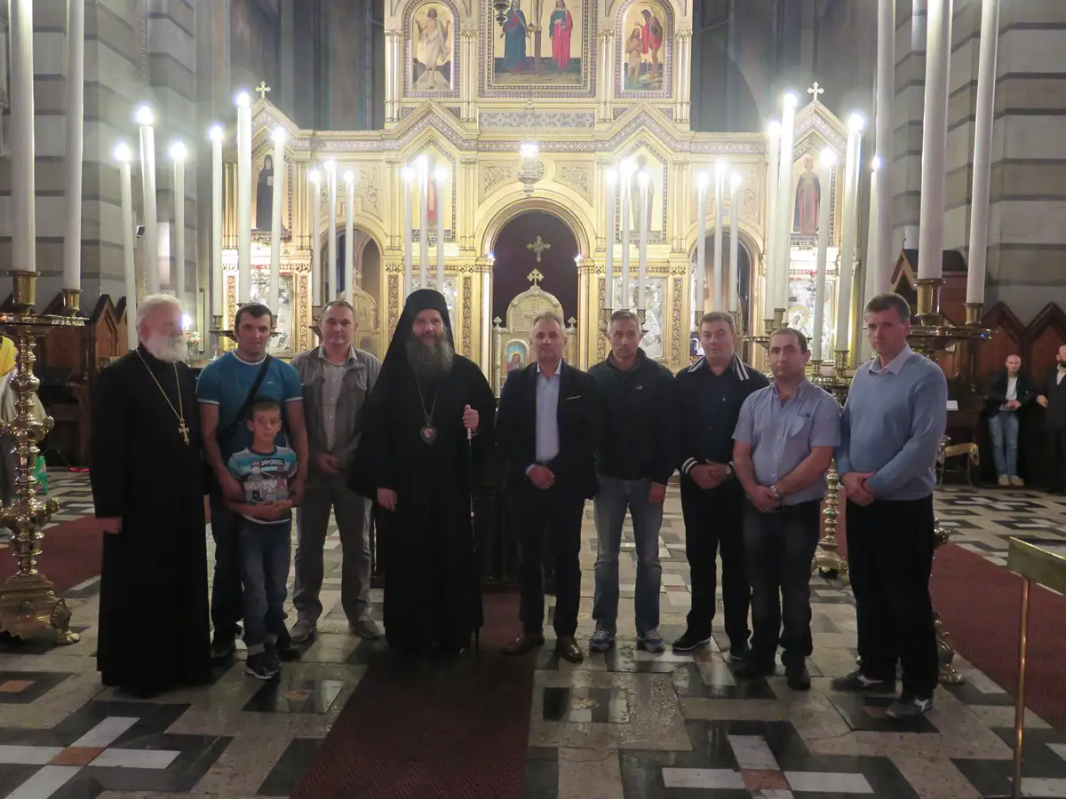 Прва канонска посета Епископа аустријско – швајцарског Црквеној Општини у Трсту