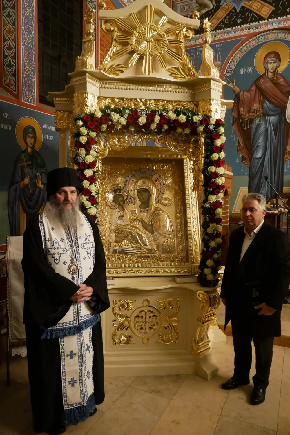 У Линцу свечано дочекана чудотворна копија Тројеручице уз присуство Епископа Андреја
