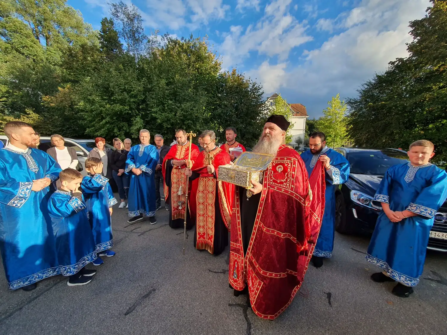 Дочек моштију Светог Владике Николаја у Луцерну