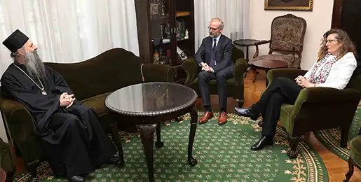 Патријарх српски примио Амбасадора Аустрије