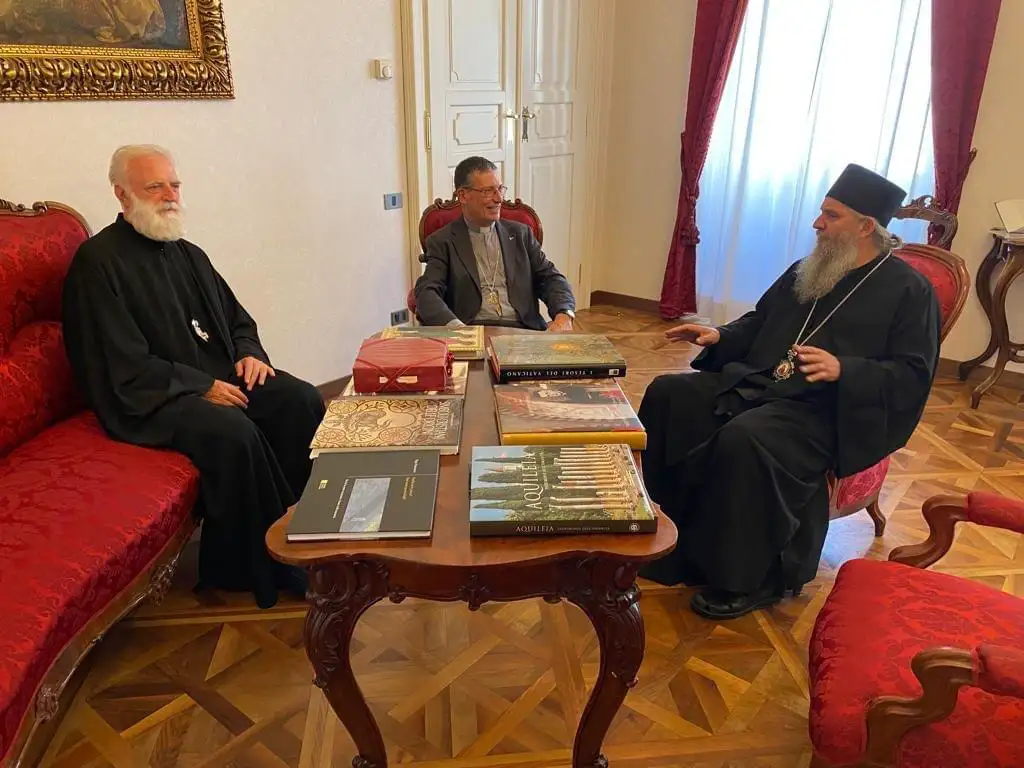 Епископ Андреј посетио Бискупа Тревизија у Трсту