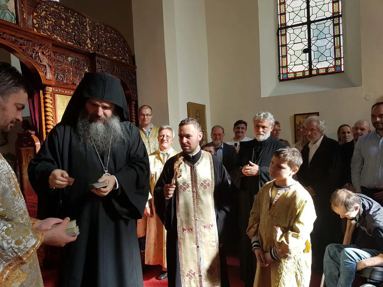 Прва посета Владике Андреја парохији у Фелдкирху
