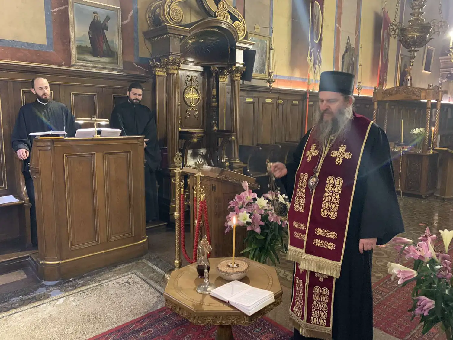 Четрдесетодневни парастос блаженопочившем Патријарху српском Иринеју