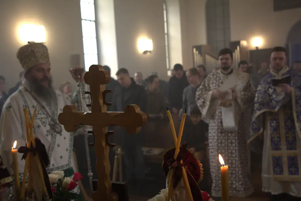 Епископ Андреј началствовао Светом Евхаристијом у Женеви