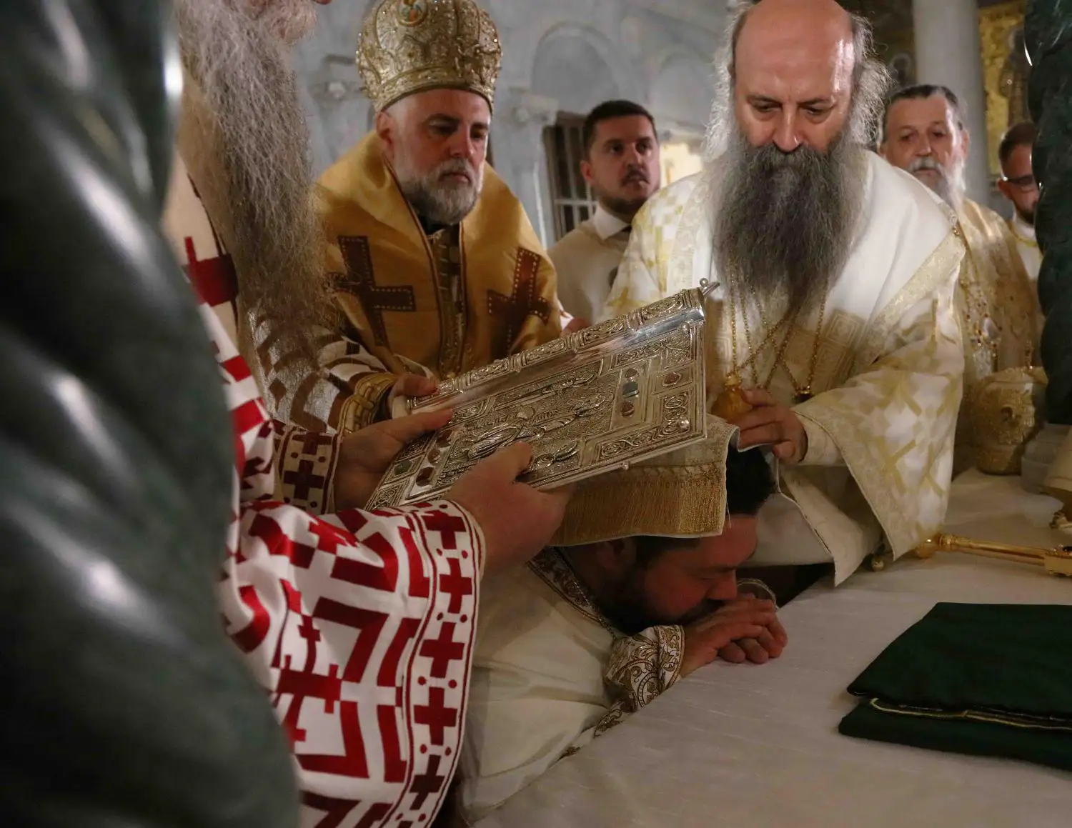 Изасланик Епископа Андреја на хиротонији Епископа хумског г. Јована