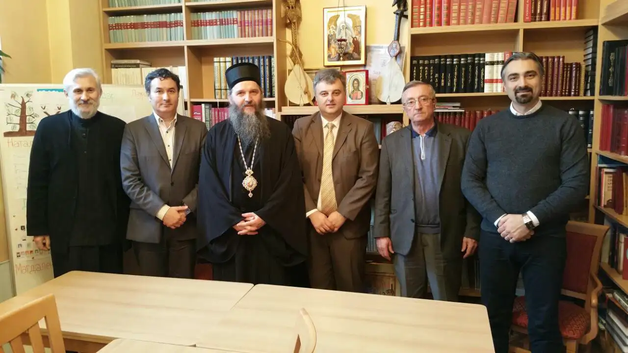 Eпископ Андреј примио представнике српских клубова у Бечу