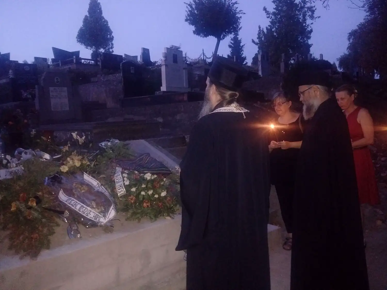 Епископ Андреј одржао помен новоупокојеној Мири Ђорђевић