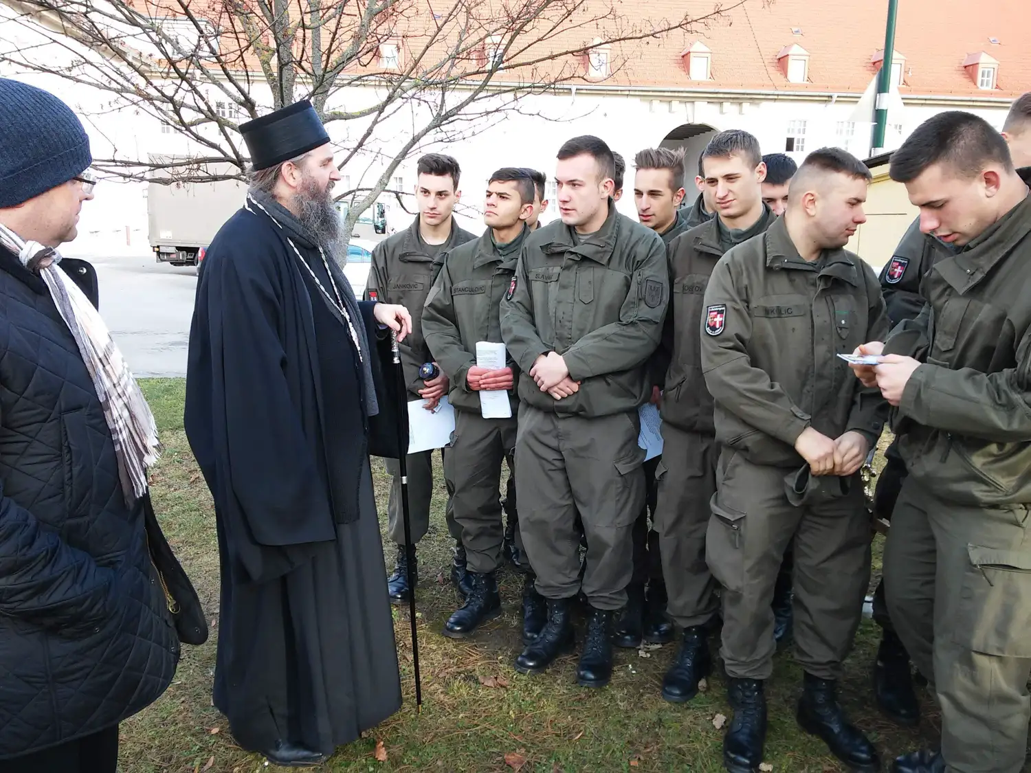 Свечани чин водоосвећења у касарни Марија Терезија у Бечу