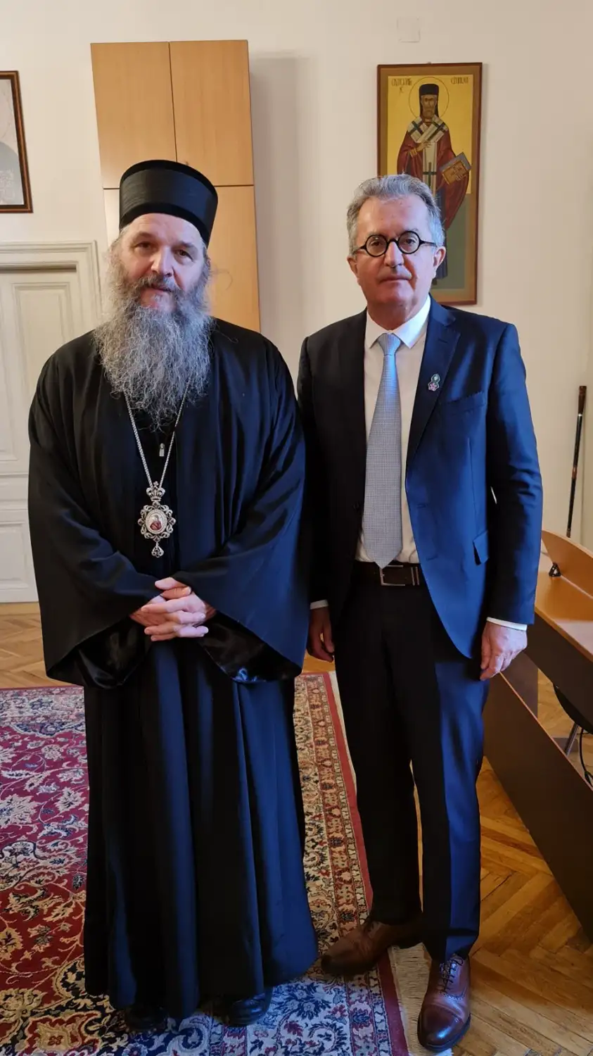 Епископ Андреј примио aмбасадора Републике Србије у Аустрији