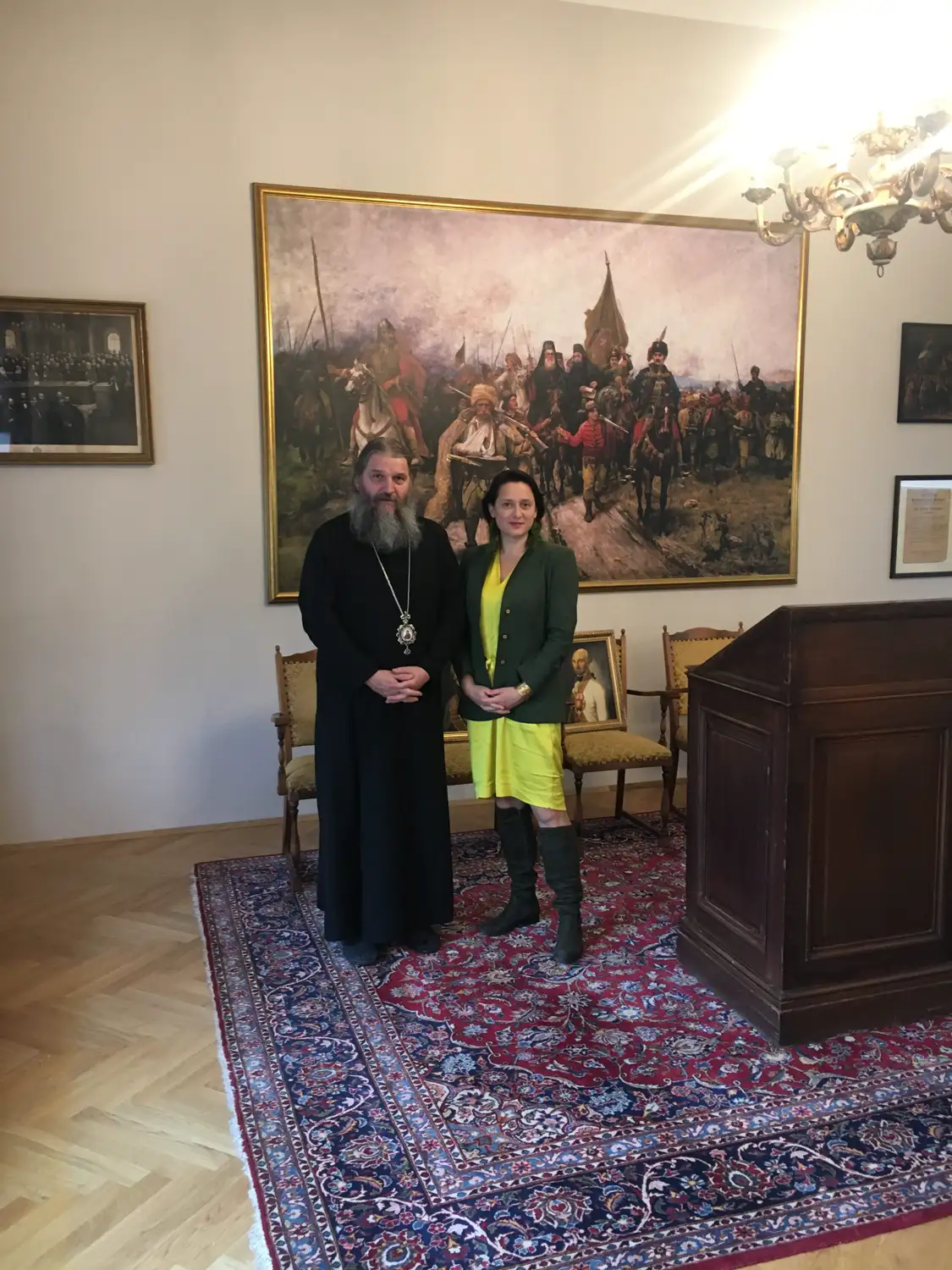 Пријем код Епископа Андреја у Бечу