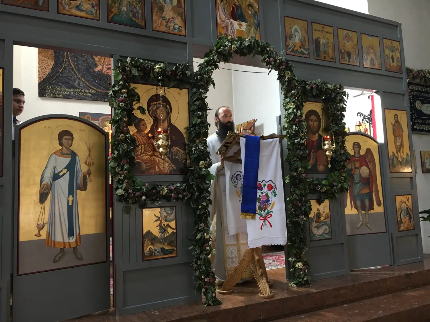 Недеља петнаеста по Духовима у Богородичином храму у Бечу
