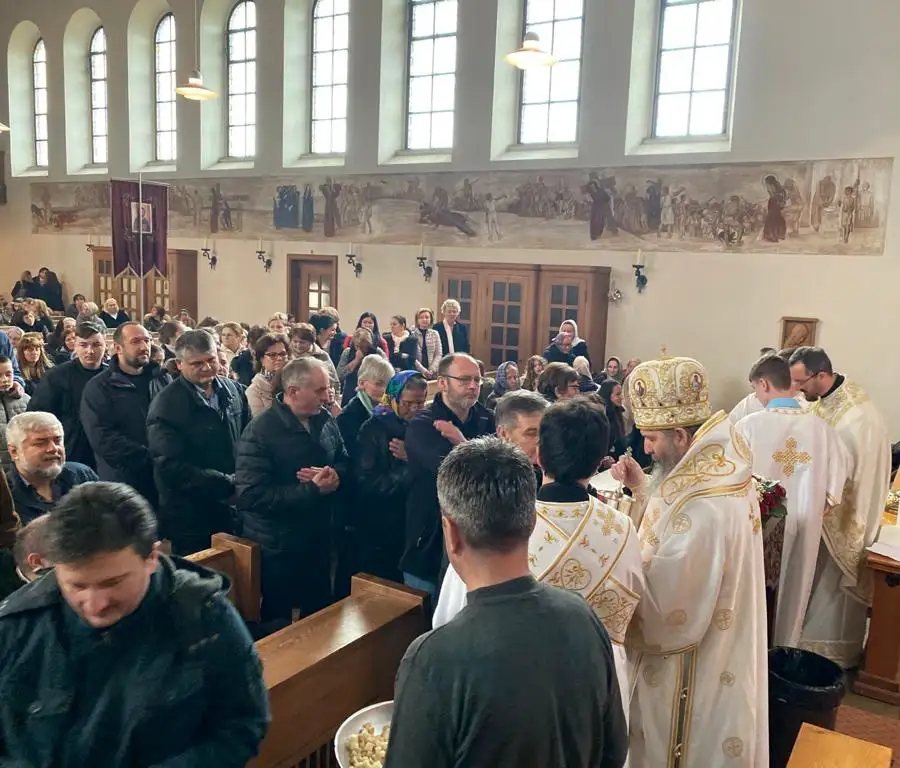 Посета Епископа Андреја луцернској парохији