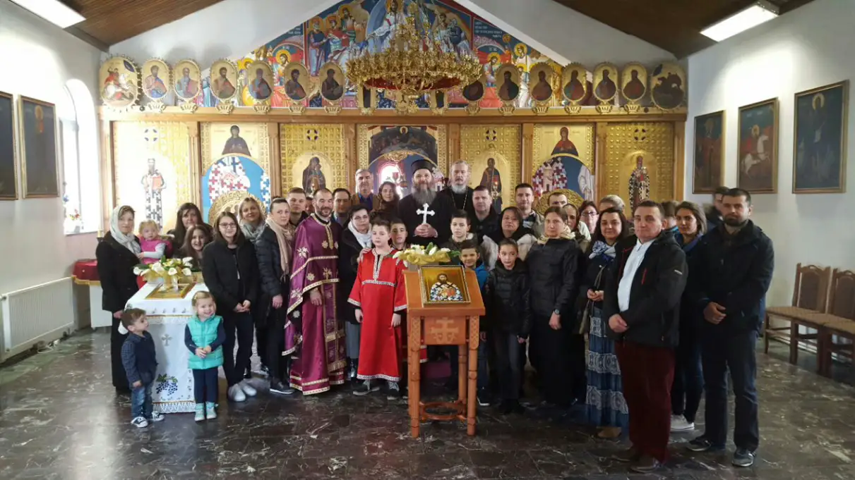 Посета Епископа Андреја парохији у Енсу и обилазак радова за спомен-капелу у Маутхаузену
