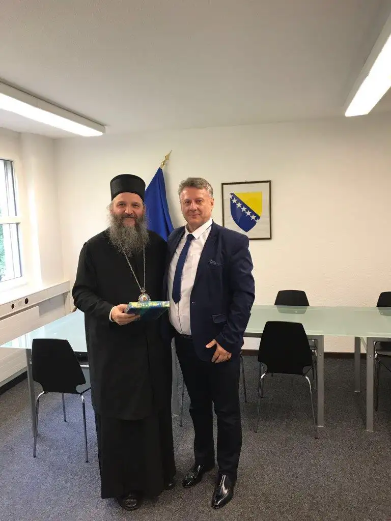 Радна посета Епископа Андреја Берну