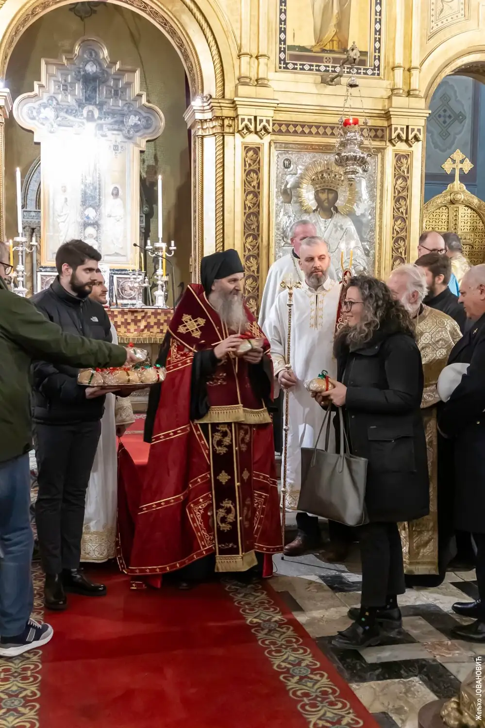 Навечерје храмовне славе у Трсту