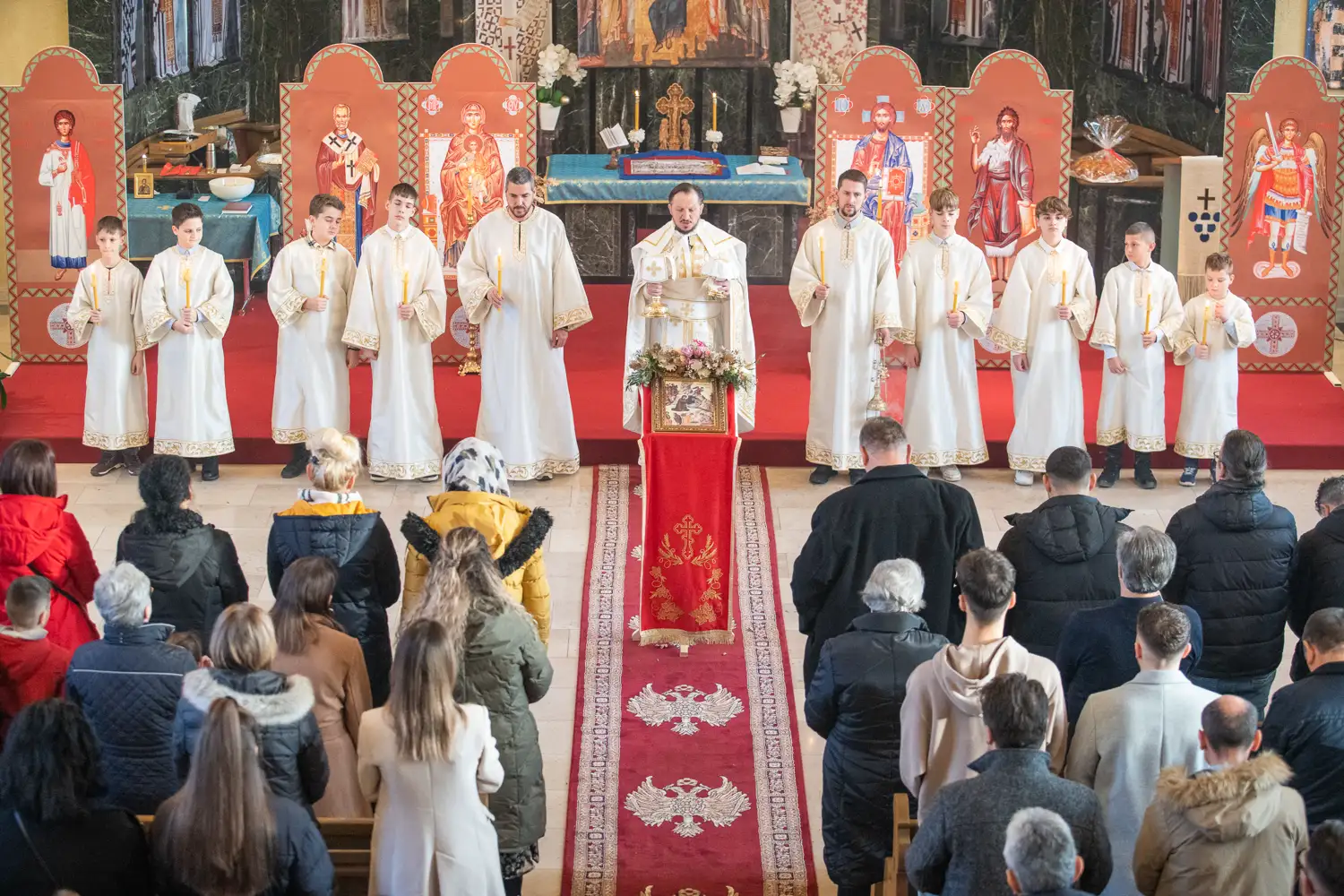 Божић и Бадње вече у парохији санктгаленској