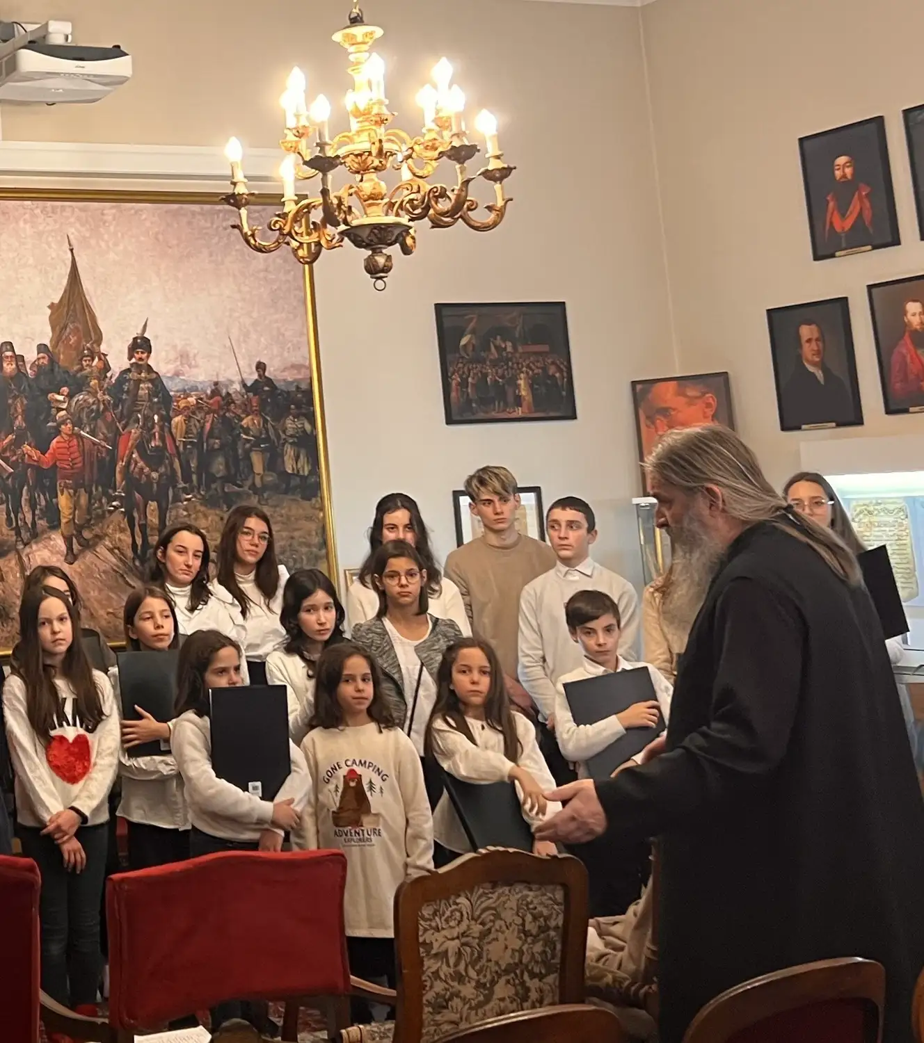 Епископ Андреј угостио дечији хор Румунске Православне Цркве