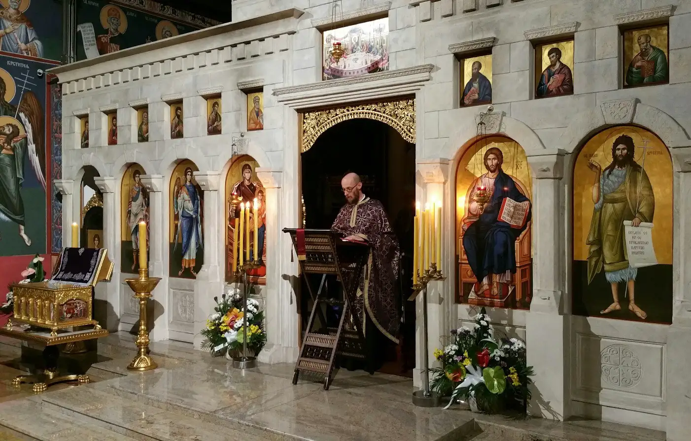 Јеванђеља о страдању Господњем у храму Васкрсења