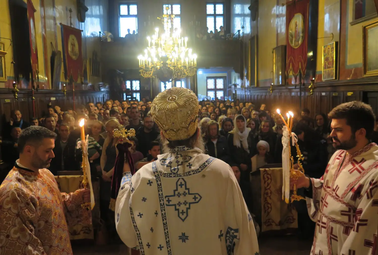 Недеља светих отаца Седмог Васењенског Сабора у Саборној цркви у Бечу