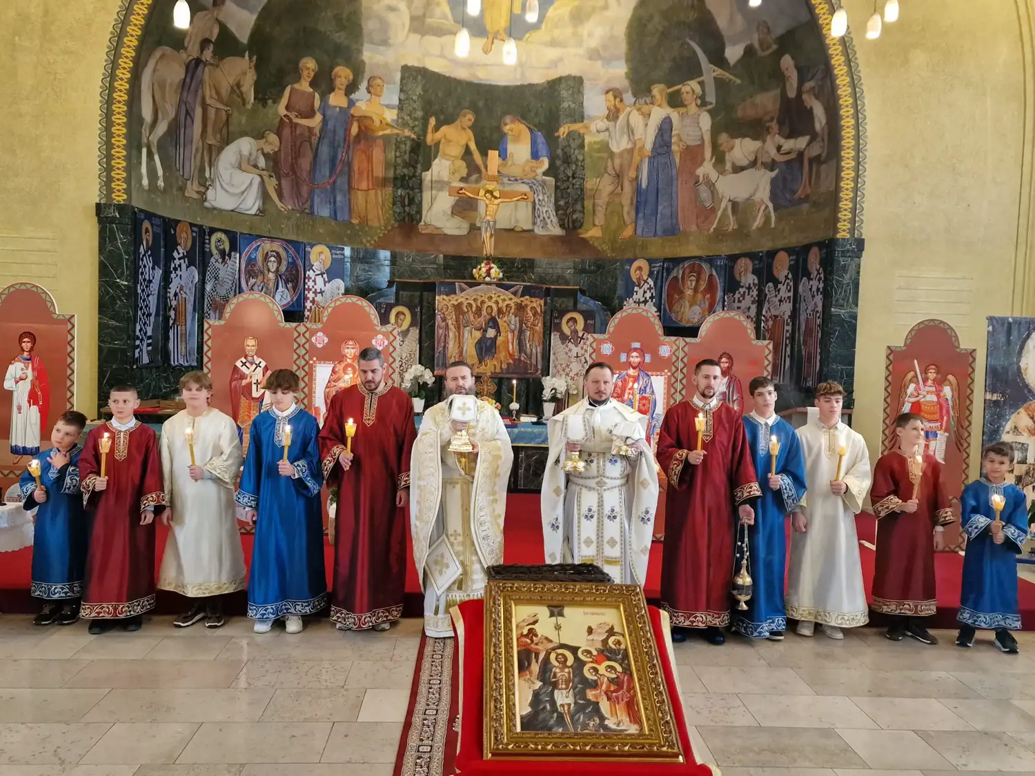 Прослава Богојављења и Св. Саве у парохији у Санкт Галену