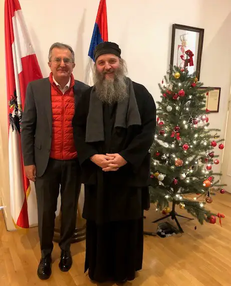 Епископ Андреј посетио aмбасадора Републике Србије у Аустрији